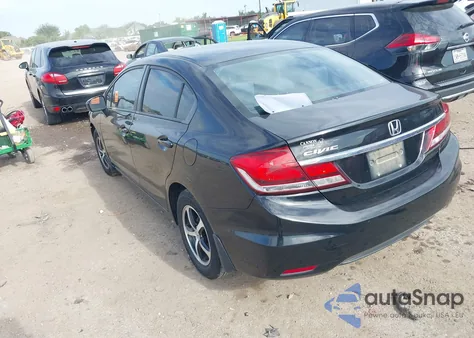2015 Honda Civic Se из США, поврежденный, VIN 19XFB2F71FE095169